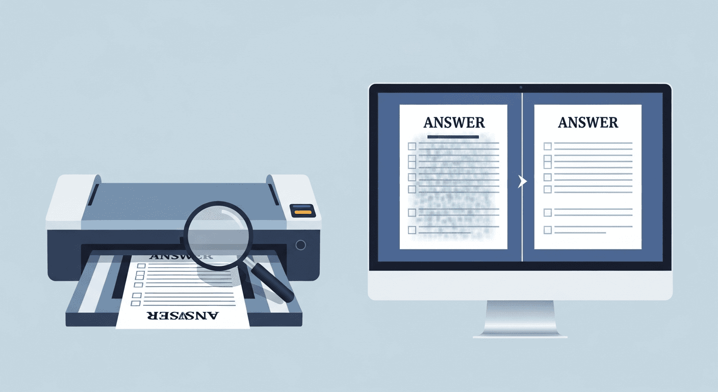 CBSE's Blurred Answer Sheet Crisis: Seven Scanning Standards Every University Must Meet
