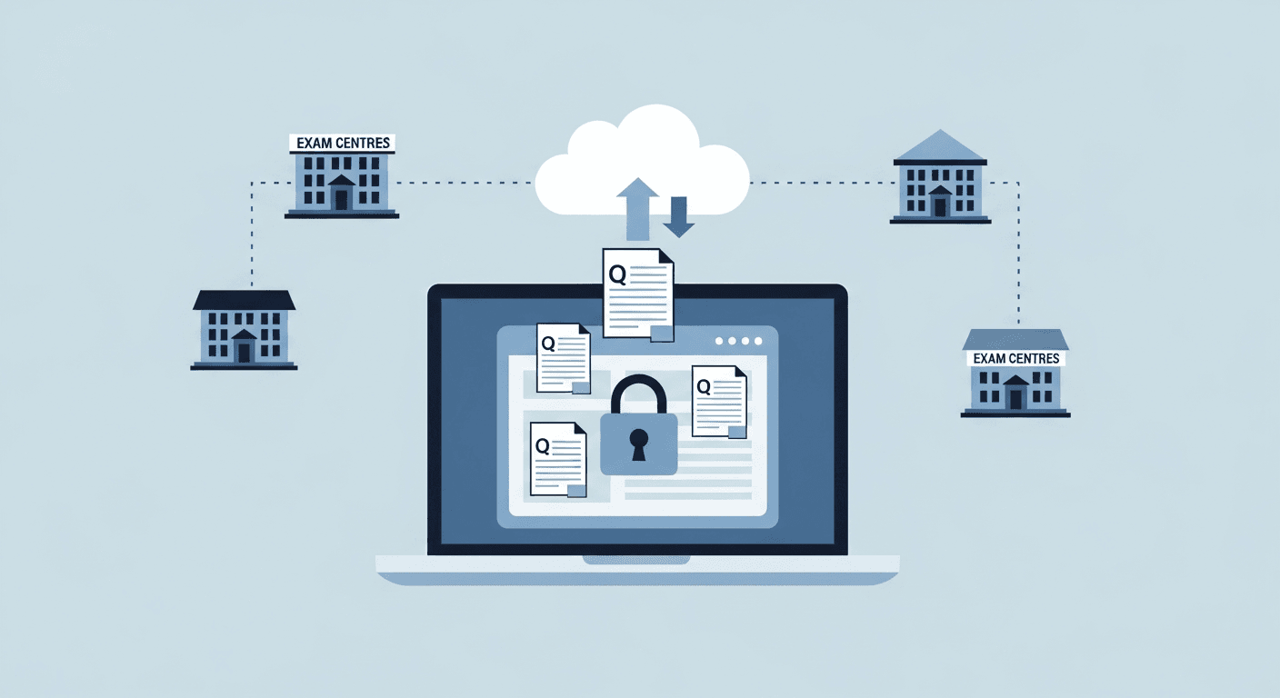 NIOS Digital Paper Delivery: How Last-Mile Security Closes the Exam Leak Window