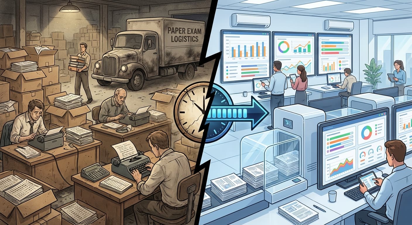Paper-based evaluation vs digital evaluation comparison