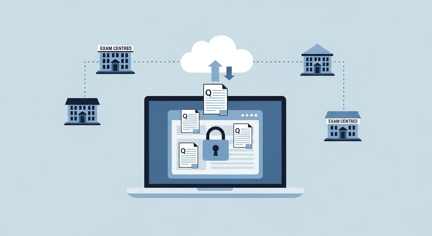 NIOS Digital Paper Delivery: How Last-Mile Security Closes the Exam Leak Window
